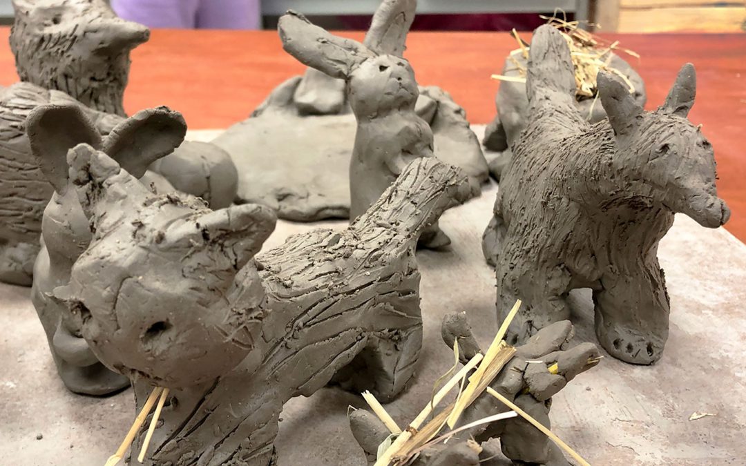 Zwierzęta z zimowego lasu