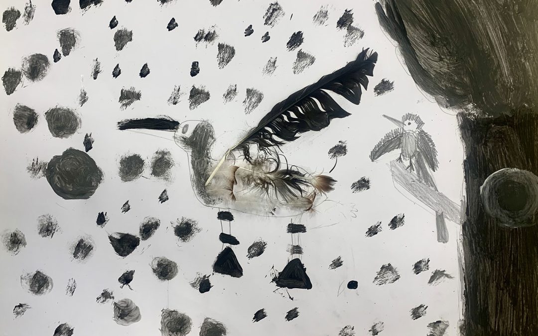 PTAKI W CZERNI I BIELI